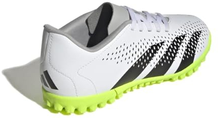 adidas Predator Accuracy.4 Tf J, Football Shoes (Turf), Ftwr White/Core Black/Lucid Lemon, 38 2/3 EU