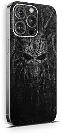 Skins4u Schutzfolie Skin Cover Skins Design Folie Kratzerschutz kompatibel mit iPhone 14 Pro Black Demon