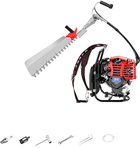 Cortasetos eléctrico Telescópico Poste extensible 75cm Cortasetos Cortasetos Gasolina Ramas Cizalla Cuchilla SK5 (Nueva actualización [corta ramas de 3 cm de grosor]) (poste único + corta ramas de 3 c
