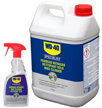 WD-40 Fahrradreiniger SET besteht aus: 1x Fahrradreiniger 500ml & 1x Specialist Fahrrad Reiniger 5 Liter