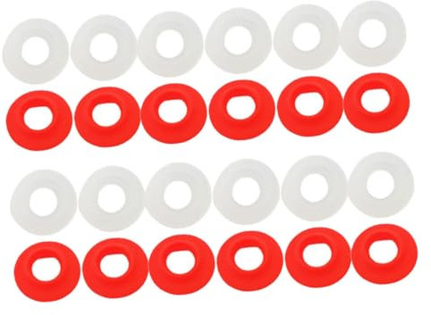Amosfun 24pcs Sealing Gasket for Swing Top Bottle Caps Home Brew Beer Soda Bottle Seal Washer Replacement Seals Material
