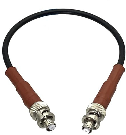 WANGF 1 Pz RG58 SHV 5000 V 5KV RP-BNC jack maschio a RPBNC jack maschio connettore ad alta tensione RF coassiale ponticello cavo a spirale 12 pollici ~ 10 M(6FT)