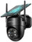 COOAU Camara Vigilancia WiFi Exterior Solar,con Panel Solar sin Cables，360°PTZ Camara de Seguridad para Domicilio，Visión Nocturna Color，Audio Bidirecciona，PIR Sirena，IP66