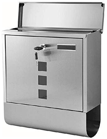 NSTVVEE Cassetta Postale a Parete, Cassetta Postale a Parete, Cassetta Postale a Parete di Grande capacità con Scomparto per giornali e Cassetta per commenti