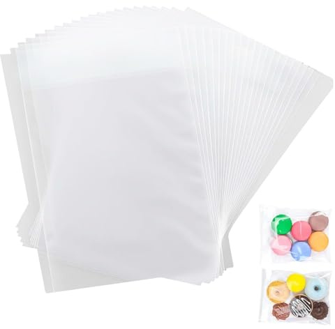 400 Stück OPP Zellophanbeutel Selbstklebend 8 x 12 cm, Transparente Klarsichtbeutel aus Polypropylen, Kleine Verpackungstüten für Privatnutzer, Händler, Süßwaren, Schmuck, Geschenke und Bastelprojekte