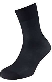 EJECUTIVO - Calcetines cortos para hombre, diseño liso y tacto suave. 98% poliamida, 2% elastano, transpirables y duraderos. Color negro, talla única, pack de 9 pares.