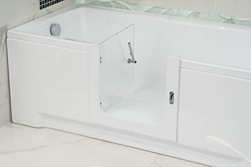 Ambra Custom Acrilico Walk-in Vasca da bagno Mobility Aid Porta Laterale Completamente Personalizzabile (1600x700x550+Senza Pannelli+Rifiuto a Destra)