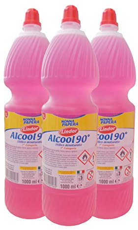 MAURY'S kit Lindor Alcool Etilico Denaturato 90° (3 litri)