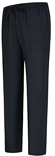 MISEMIYA - PANTALÓN Sanitarios Unisex (Antilejía - No Destiñe - Resistente al Cloro)- BZ-6802 - XL, Negro 68