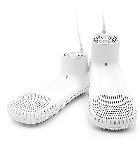 Electric Shoe Dryer and Deodorizer with Timer - Shoes Boots Warmer Socks Gloves Dryer, No Noise Fan | UK Plug