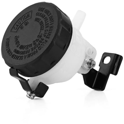 TKSE Serbatoio del Liquido dei Freni, Serbatoio del Freno Universale Bottiglia del Fluido Anteriore Staffa del Cilindro della Coppa Dell'olio della Frizione Principale del Motociclo