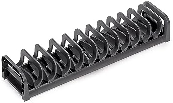 Emuca - Plattenhalter für Schublade, 120x470 mm, Grau anthrazit, Aluminium und Kunststoff