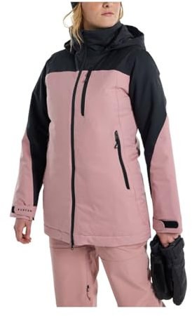 Burton Giacca da sci da snowboard Hazel, taglia L, colore: trublk/pdrbls