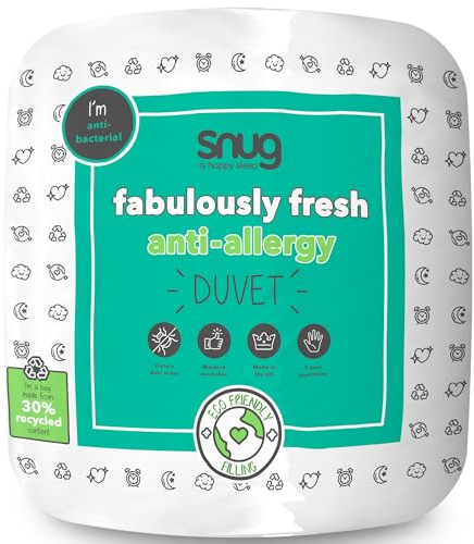 Silentnight Snug Fabulously Fresh Double Duvet - 7.5 Tog Spring Summer Anti Allergy Quilt Duvet Lightweight Cool Cooler Comfortable Soft - Hypoallergenic and Machine Washable - Double