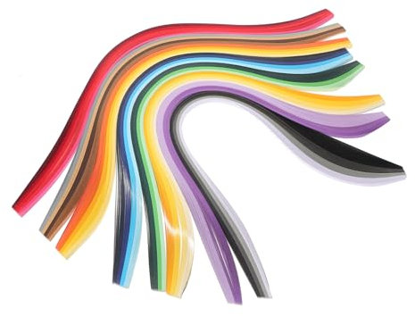 Gadpiparty 8taschen Papier Quilling Streifen Farben Bastelmaterial DIY Handwerk Bastel-Kits Zum Selbermachen Für Anfänger