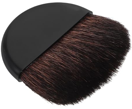 Veemoon Portable Black Blush Brush 5inch Multifunctional Soft Nylon Makeup Brush for Women Even Application Compact Design for Outdoor Use and Daily Makeup