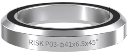 CBFMFVFROR 2 st. styrlager for cykel 41/41,8/47/49/52 mm passar for MTB landsvägscykellager reparation ståldelar tillbehör(41mm)