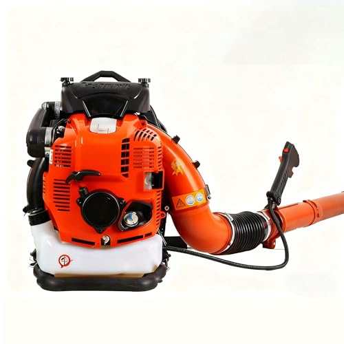 SIEEOUR Soffiatore A Zaino 95cc 4 Tempi Che,Aria 1700 M³/H, S-istema Soffiatore Per Foglie A Gas Grado Professionale,Con Velocità Massima 7800 Rpm Per Applicazioni Efficaci Rimozione Neve(Red)