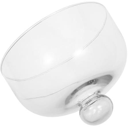 LIGIGWASH Tapa Antisalpicaduras Microondas de Vidrio Transparente de 16cm para Protección de Alimentos en Platos y Cuencos en Cocina y Horno Microondas