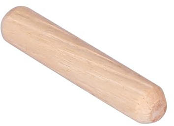 Dilwe Holzstifte, Massivholz-Spike-Stifte für Montage und Möbel, 50 Stück, M6 X 30, M6 X 40, 50, Einfach zu Verwendende Passstifte für Holzbearbeitungs--Projekte (M6 * 40 (50 Stück))
