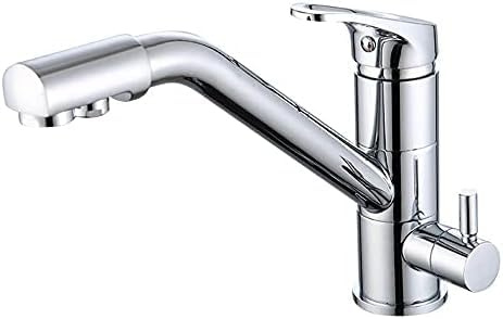 360° Swivel Kitchen Faucet with Built-in Water Filter - Premium Drinking Water Purifier Tap for Easy Access to Clean, Safe Water - Modern Design, Sleek Finish, Easy Installation