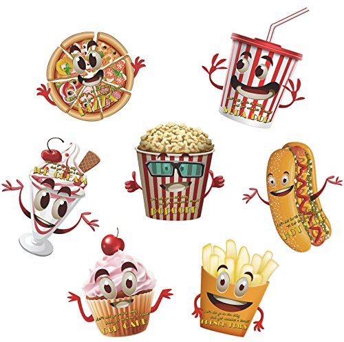 musykrafties - Vinilo Adhesivo Decorativo Pegatinas para Pared, diseño de Noche de Película, tamaño Grande, 18 Pulgadas de Altura