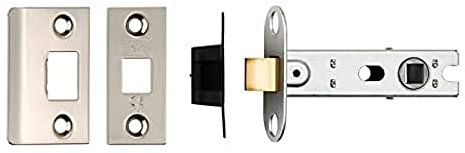 Carlisle Brass BTL30 BTL30SN CE B/T Tubular MORTICE Latch Square, Satin Nickel, 76mm / 3