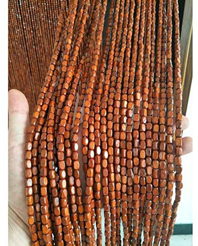 Perlenvorhang Türvorhang Holzperlen Vorhänge Für Türschrankpassage Raumteiler Balkon Dekoration Handgemacht, 2 Farben, Größenanpassung PENGFEI (Color : B, Size : 45 strands-90x180cm)
