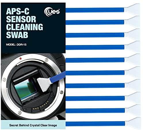 UES APC-C Camera Sensor Cleaning Swabs for DSLR and Mirrorless Cameras (10 Swabs)