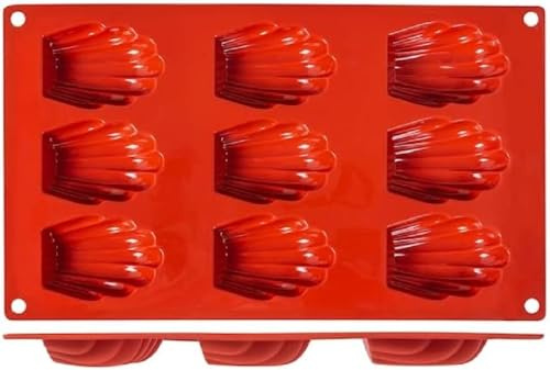Pavoni Stampo in Silicone per Madeleine 9 Posti