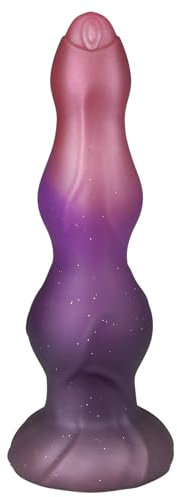 Roluck Anal Dildo mit Starkem Saugnapf, Flüssigsilikon Monster Dildo Butt Plug Vaginal G-Punkt Sexspielzeug Soft Realistischer Dildo, Analplug für Frauen Männer Paare