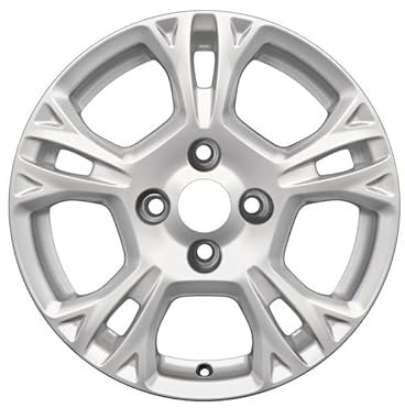 Original Ford Fiesta 2012-2019 und KA 2016-2018 Leichtmetallrad 15 5x2-Speichen-Design, Silber
