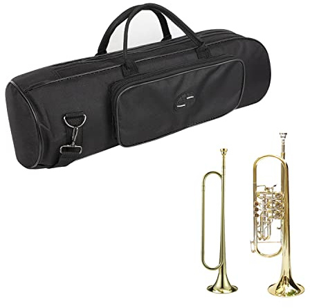 Trompetentragetasche Wasserdicht Trompeten Gigbag Tragbar Youth Trompete Tasche Oxford Blasinstrumententasche Verdickt Musiktasche mit Verstellbar Schultergurt Leicht Langlebig Trompetenzubehör