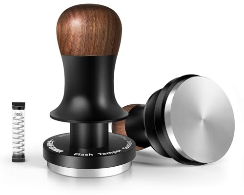 MHW-3BOMBER Kaffee Tamper 54 mm 2.0, Konstanter Druck Tamper mit Sound Feedback, Eingebaute 3 federbelasteten 15/30lbs Espresso Tamper 54mm, Barista Zubehör Espresso Zubehör, Modell: T6183T-OS