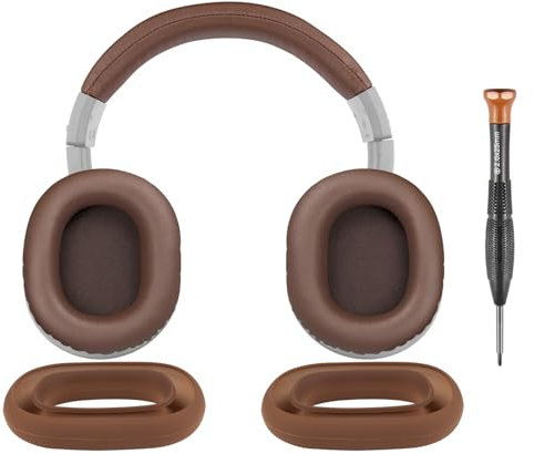 SOULWIT Cuscinetti Auricolari + Copertura Archetto + Protezione in Silicone per Padiglioni Auricolari, kit di Ricambio per Audio Technica ATH M40, M40X Cuffie