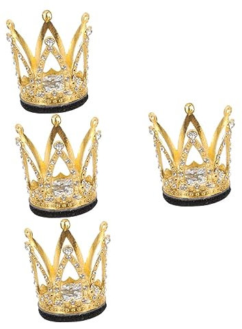 iplusmile 4stücke Motorradhelm Dekoration Krone Strass Für Skihelm Einzigartiges Accessoire Für Motorradfahrer Und Skifahrer Einfach Anzubringen Langlebig Für Erwachsene Goldene Krone