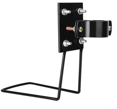 Fahrradkorb-Halterung, Fahrradkorb, feste Halterung, Befestigung, Metall, verstellbar, für Roller, E-Bike, Zubehör, Rollerkorb, Fahrradteile (M mit L-Halterung)