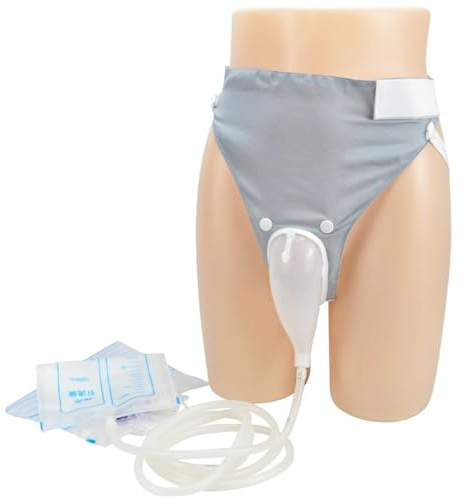 Bolsa de orina de silicona, catéter colector a prueba de derrames, bolsas de drenaje de 1000 ml y 2000 ml, dispositivo de control de vejiga portátil para hombres, mujeres y ancianos