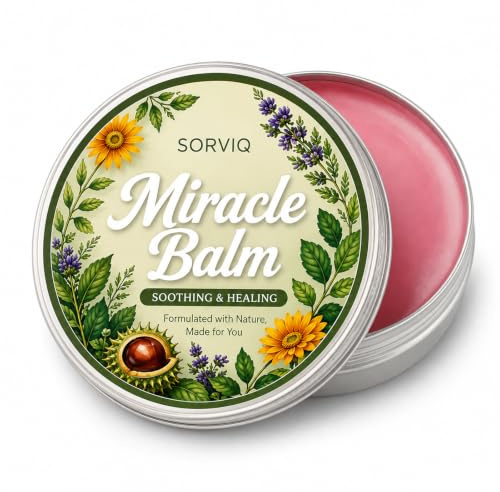 Sorviq Miracle Balm for Varicose Veins, Horse Chestnut & Arnica Leg Balm