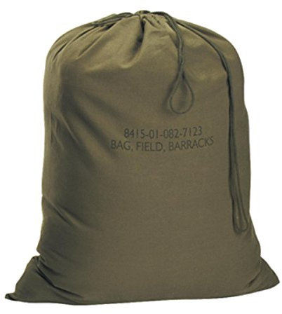 Rothco Canvas Barracks Bag – Rugged Multi-Functional Gym Travel Laundry Drawstring Sack
