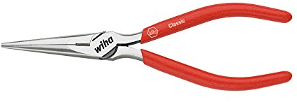 Wiha Z 36 0 01 Precision Mechanics Nose Pliers with Side Cutter and Spring 160mm Basic Mechanics Nose Pliers