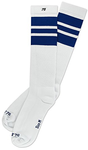 Spirit of 76 Herren & Damen Hohe Retro Socken mit Streifen