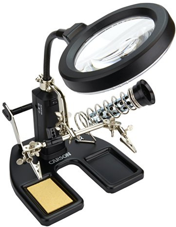 Carson SolderMag 1,75x Lupe und Lötstation (CP-50EU)