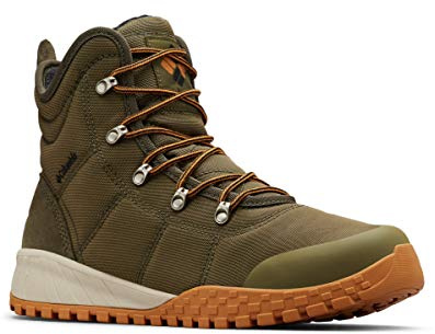 Columbia Fairbanks Omni-Heat, Stivali da Neve Uomo, Nori/Canyon Gold , 41.5 EU