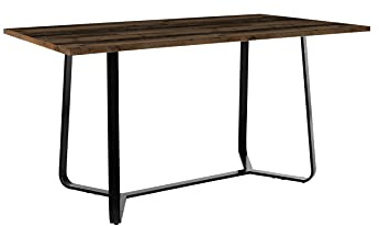 byLIVING Esstisch Talea/Moderner Küchentisch in Old-Wood-Optik/Gestell Metall schwarz pulverbeschichtet/Großer Esstisch/B 140, H 76, T 90 cm