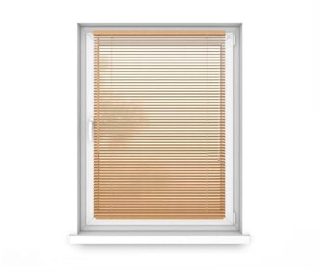 time4blinds Tende veneziane di bambù a lamelle sottili da 25 mm per finestre Tende facili da montare Installazione non invasiva - Larghezza 50-140 cm, altezza 50-250 cm - Colori multipli