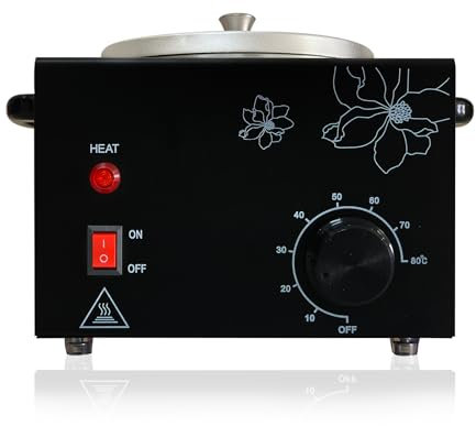 Wax Warmer Professional Electric Wax Heater (Black-Single Pot)