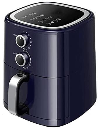 5L luftfritös, kompakt utrymmesbesparande elektrisk varmluftsfritös Oljefri, LED-pekskärm Elektrisk varmluftsugn med 8 förinställningar, nonstick-korg och automatisk avstängning vision
