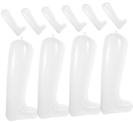 PACKOVE 5paare Aufblasbarer Stiefelfüller Stiefelspanner Stiefelstütze Für Hohe Stiefel Schuhhalter Stiefelhalter Stiefelformer Aus Robustem Pvc Um Stiefel Aufrecht Zu Halten Und Verformun
