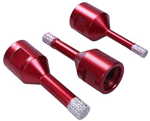 Connexion filetée, trépans de perçage diamant brasés sous vide, pour carrelage en porcelaine, marbre, pierre, maçonnerie, scie cloche, 100 mm